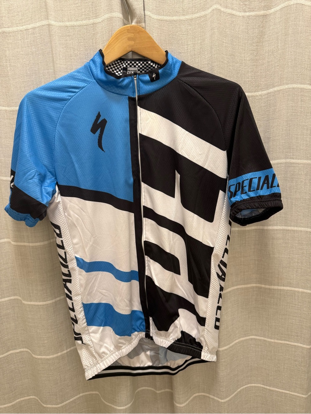 Specialized Blue Black White Graphic Cycling Jersey